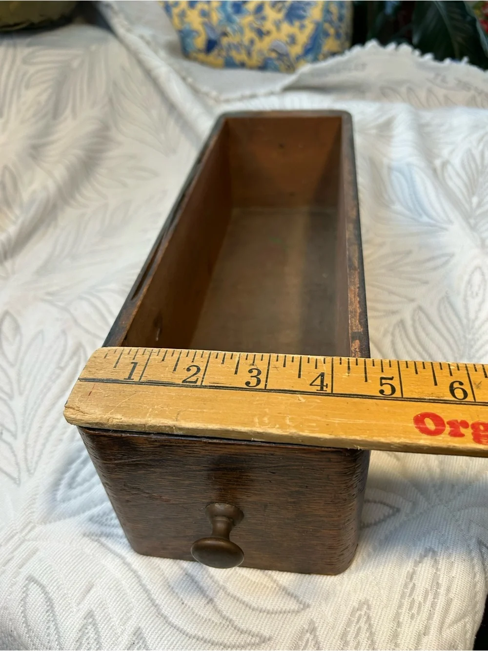 ✨ Vintage Wood Sewing Drawer✨
